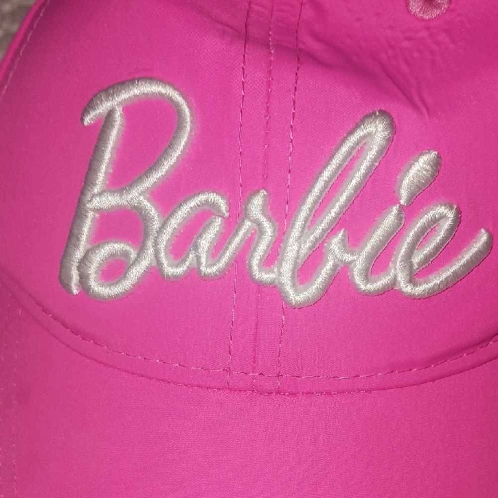 Barbie Pink Hat and Striped Socks Set - Picture 2 of 7